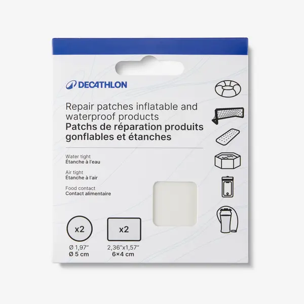 Autocolante de reparare produse gonflabile și/sau etanșe, transparent