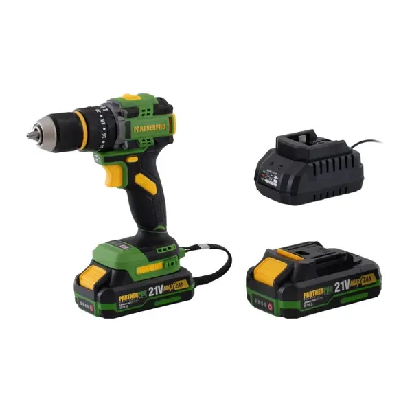 Autofiletanta cu impact pe acumulator PARTNERPRO PPT332T , 2x acumulatori 21V 2Ah, Brushless, 620 W