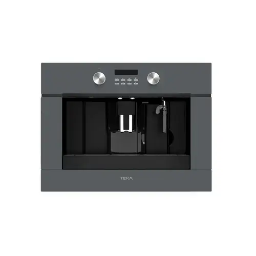 Automat Espresso TEKA CLC855 ST cu Capsule, Rezervor Boabe Inclus, Incorporabil, 3 Functii, 15 Bar (Gri inchis)