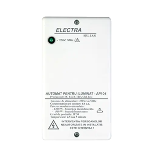 Automat pentru iluminat holurile au carile de bloc - ELECTRA API.11A