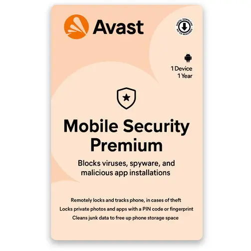 AVAST Licenta Antivirus Avast Mobile Security Premium, 1 Telefon, 3 Ani