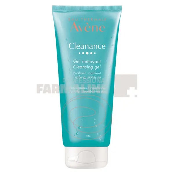 Avene Cleanance Gel de curatare ten gras 200 ml