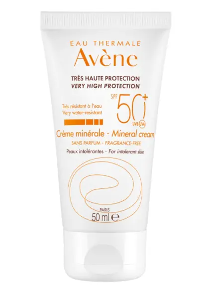 Avene Crema minerala fara parfum SPF 50 50 ml