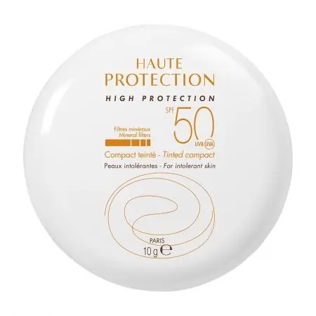Avene Fond de ten compact cu protectie solara SPF 50+ Nuanta Beige, 10 g