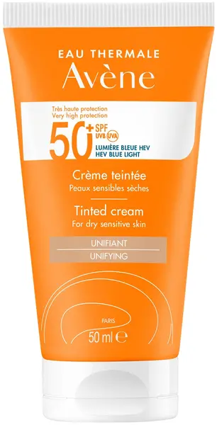 Avène Sun Cremă de protecție solară facială colorată, SPF50+, 50 ml