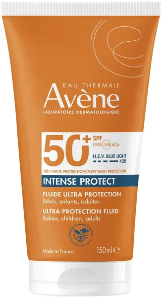 Avène Sun Lichid impermeabil pentru întreaga familie Intense Protect, SPF50+, 150 ml