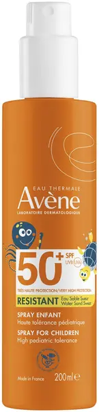 Avène Sun Spray cu protecție solară pentru față și corp, pentru copii, SPF50+, 200 ml