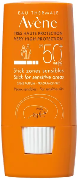Avène Sun Stick pentru zonele sensibile, SPF50+, 8 g