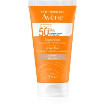 Avène Sun Tinted Fluid Fluid nuantator cu textura usoara SPF 50+