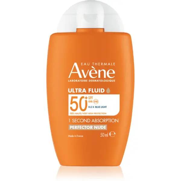 Avène Sun Ultra Fluid Perfector Fluid nuantator cu textura usoara SPF 50+ 50 ml