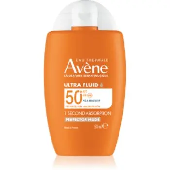 Avène Sun Ultra Fluid Perfector Fluid nuantator cu textura usoara SPF 50+