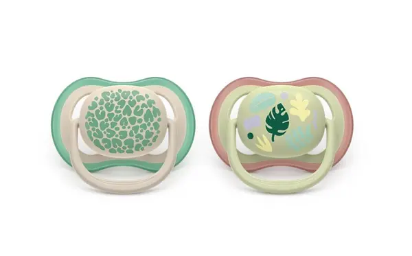 Avent SCF087/17 Suzete Ultra Happy Air Pacifier 6 -18 luni color of nature 2 bucati