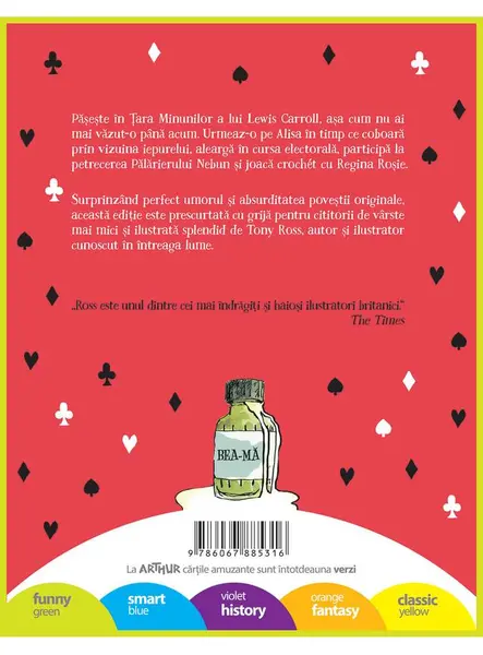 Aventurile Alisei in Tara Minunilor | Lewis Carroll, Tony Ross