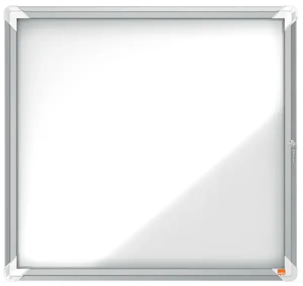 Avizier NOBO Premium Plus, interior, otel emailat, 6x A4, cu usa si cheie, magnetic, alb Avizier NOBO Premium Plus, interior, otel emailat, 6x A4, cu usa si cheie, magnetic, alb