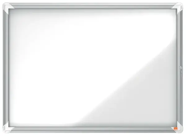 Avizier NOBO Premium Plus, interior, otel emailat, 8x A4, cu usa si cheie, magnetic, alb Avizier NOBO Premium Plus, interior, otel emailat, 8x A4, cu usa si cheie, magnetic, alb