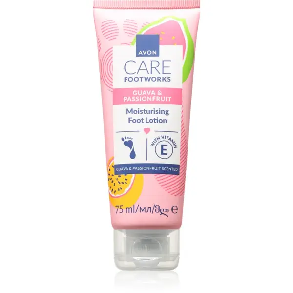 Avon Care Guava & Passionfruit lapte hidratant pentru picioare 75 ml