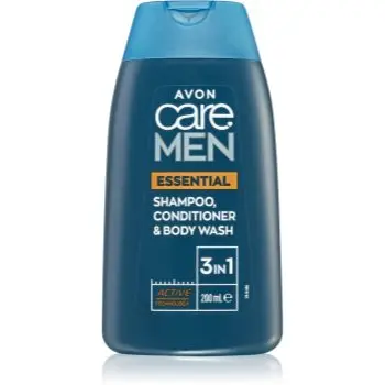 Avon Care Men Essential șampon, balsam și gel de duș 3 în 1