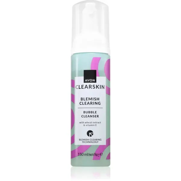 Avon Clearskin Blemish Clearing spuma de curatat cu vitamina E 150 ml
