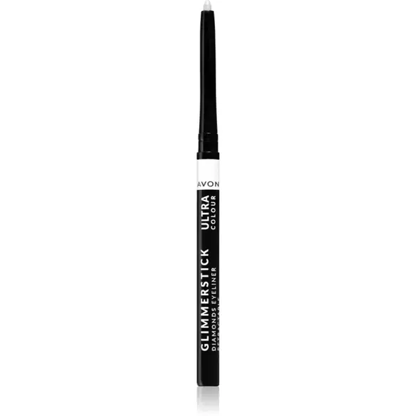 Avon Glimmerstick Diamond creion de ochi cu trasare precisă cu vitamina E culoare Silver Light 0.35 g