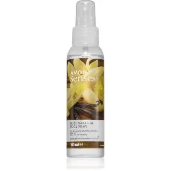 Avon Naturals Care Vanilla & Sandalwood spray racoritor de corp cu vanilie si lemn de santal