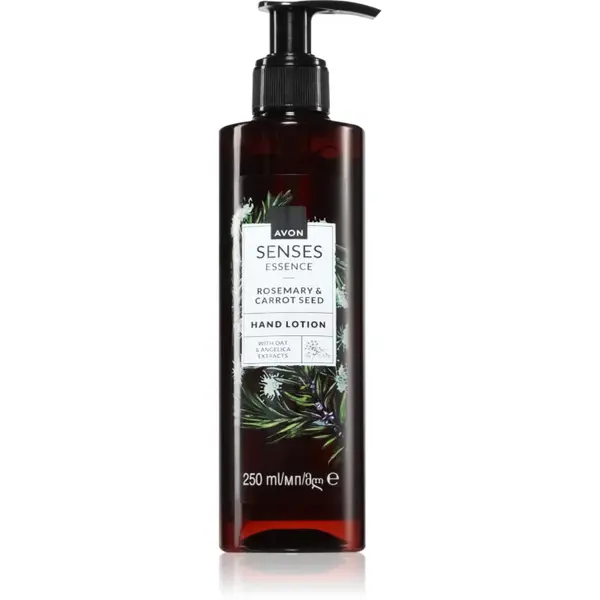 Avon Senses Essence Rosemary & Carrot Seed crema catifelanta de maini 250 ml