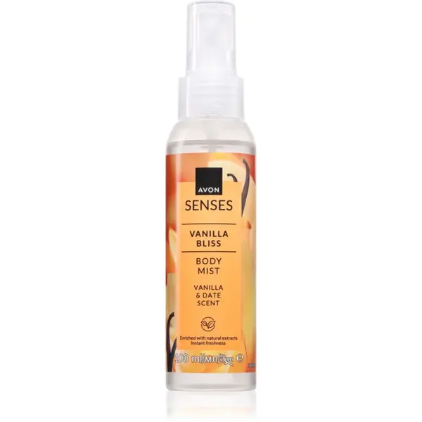 Avon Senses Vanilla Bliss spray pentru corp pentru femei 100 ml