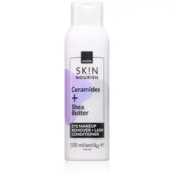 Avon Sk!n Ceranudes + Shea Butter demachiant pentru ochi 2 in 1