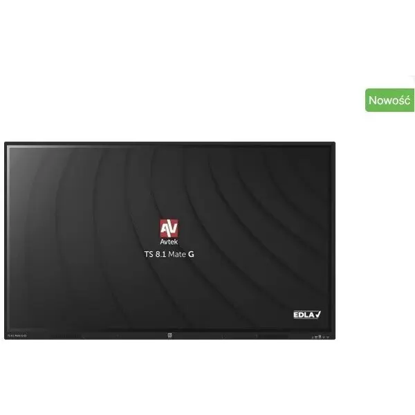 Avtek Monitor interactiv tactil Avtek Touchscrren 8.1 MATE G, 65, VA, 60Hz, 4K UHD, 8 ms, Negru