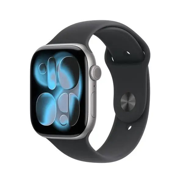AW S11 46 GPS SpaceG Alum Black Band S/M AW S11 46 GPS SpaceG Alum Black Band S/M