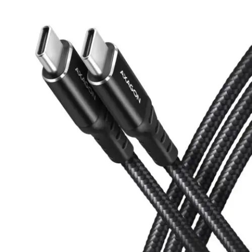 Axagon BUCM2-CM30AB USB-C USB-C cablu de date si incarcare, incarcare PD3.1 max 240W, 3m (Negru)