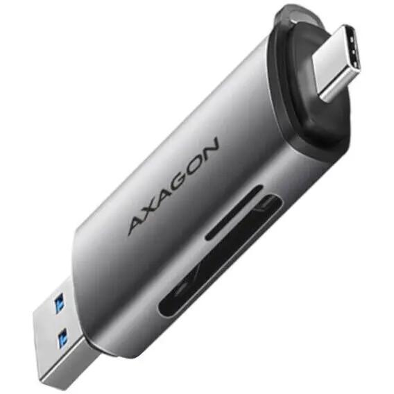 AXAGON Cititor de carduri Axagon USB 3.2 Gen 1 SD, Micro SD, USB-C + USB-A Superspeed CRE-SAC