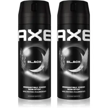 Axe Black Frozen Pear & Cedarwood spray şi deodorant pentru corp ambalaj economic 2 x 150 ml