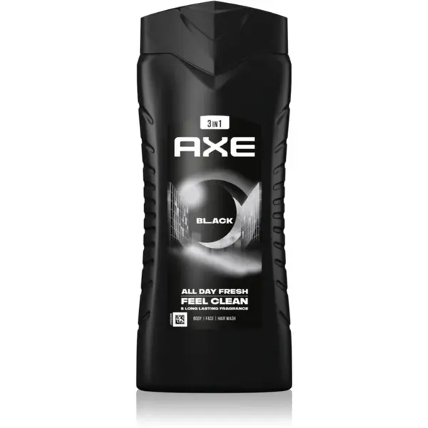Axe Black gel de dus pentru față, corp și păr 400 ml