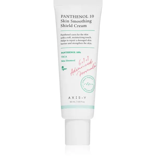 AXIS-Y 6+1+1 Advanced Formula Panthenol 10 Skin Smoothing Shield Cream crema hidratanta usoara reface bariera protectoare a pielii 50 ml