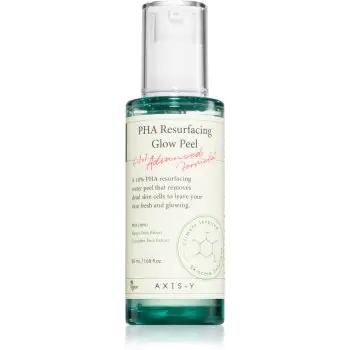 AXIS-Y 6+1+1 Advanced Formula PHA Resurfacing Glow Peel demachiant cu efect de peenling pentru o piele mai luminoasa