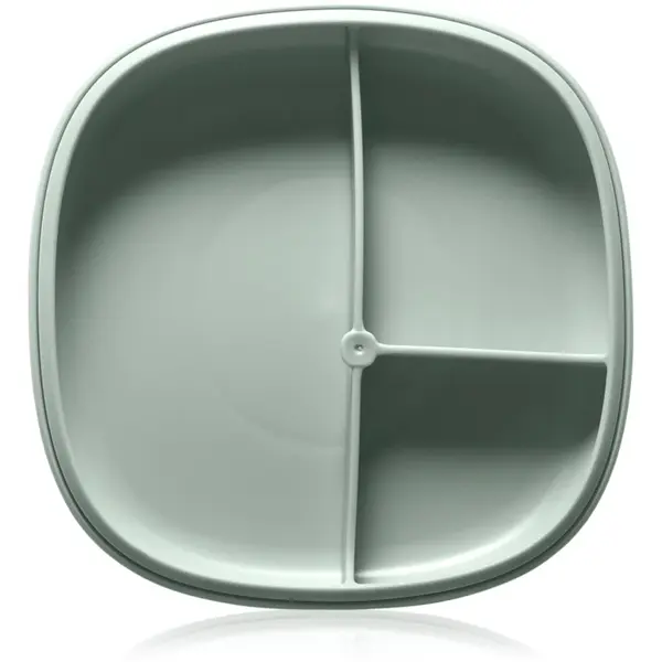 B.Box 2in1 Suction Plate farfurie cu ventuză Sage 1 buc