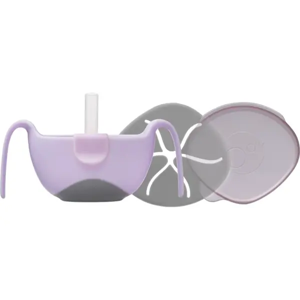b.box 3 in 1 Bowl & Straw castron cu pai Strawberry 250 ml