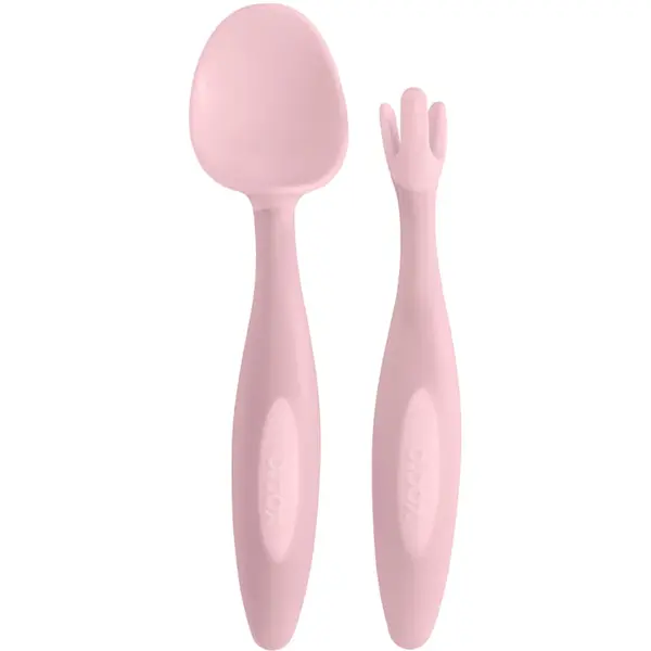 b.box Gelato Cutlery tacâmuri pentru copii Blush 9m+ 2 buc