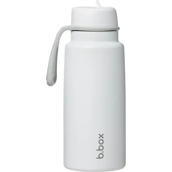 b.box Insulated Flip Top Bottle sticlă termos White out 1000 ml