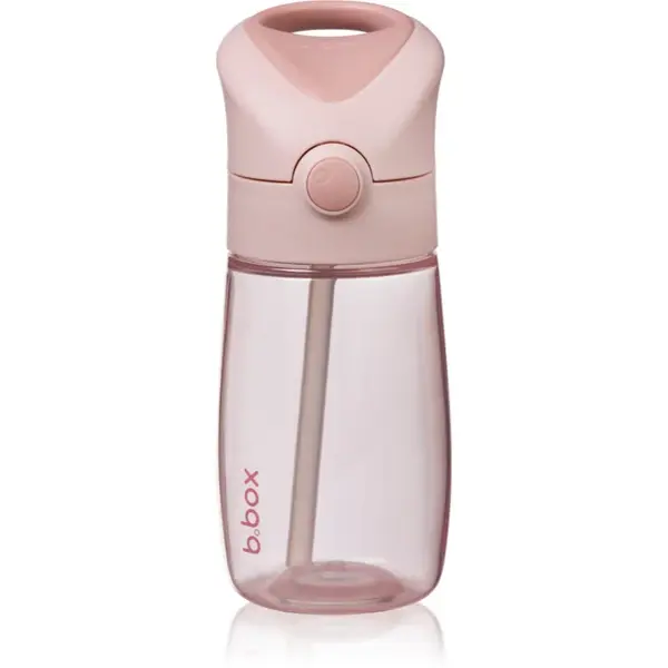 B.Box Junior biberon pentru copii cu pai Blush Crush 380 ml