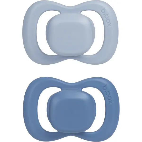 B.Box Natural Rubber 6m+ suzetă Ocean/Sky 2 buc