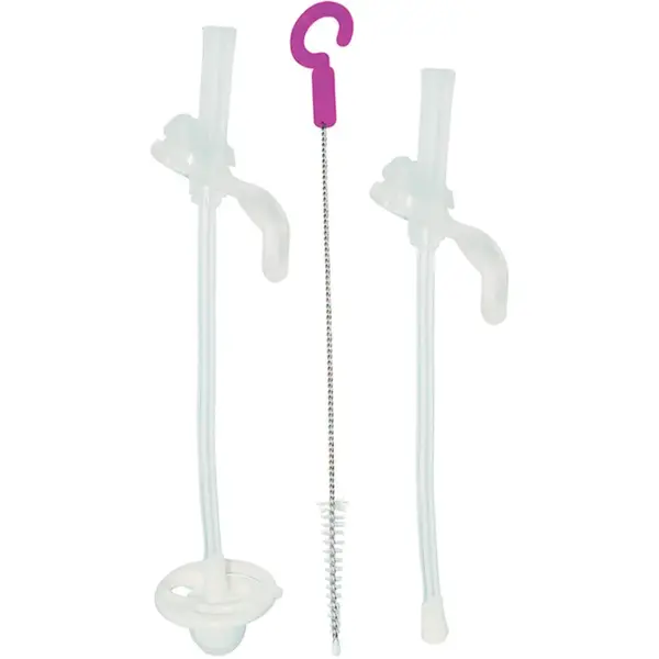 b.box Replecement Straws + Cleaner pai din silicon 3 buc