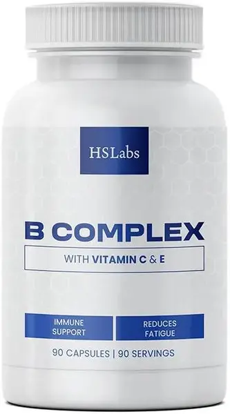 B Complex with Vitamin C & E, 90 capsule, HS Labs