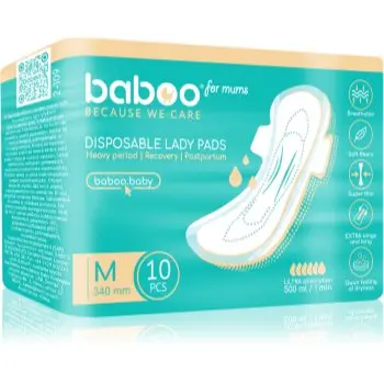 Baboo Postpartum Maternity Pads absorbante postnatale de unică folosință