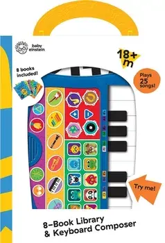 Baby Einstein: 8-Book Library & Keyboard Composer Sound Book Set [With Keyboard], Hardcover/Pi Kids