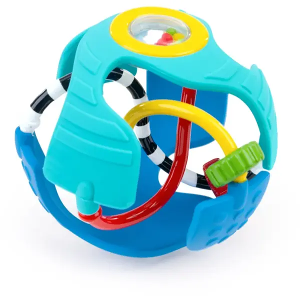 Baby Einstein Rattle & Sense™ minge senzorială pentru dentiție 3m+ 1 buc