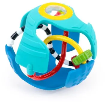Baby Einstein Rattle & Sense™ minge senzorială pentru dentiție