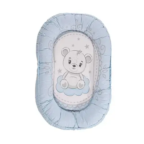 Baby Nest Lorelli, 92 x 58 cm, bumbac ranforce, Albastru
