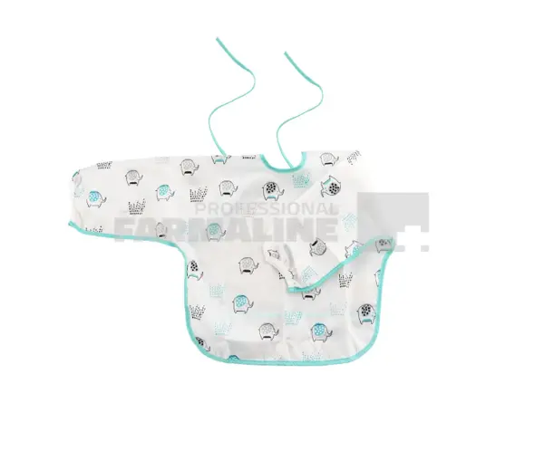 Baby Nova 33102 Baveta impermeabila cu maneci si buzunare