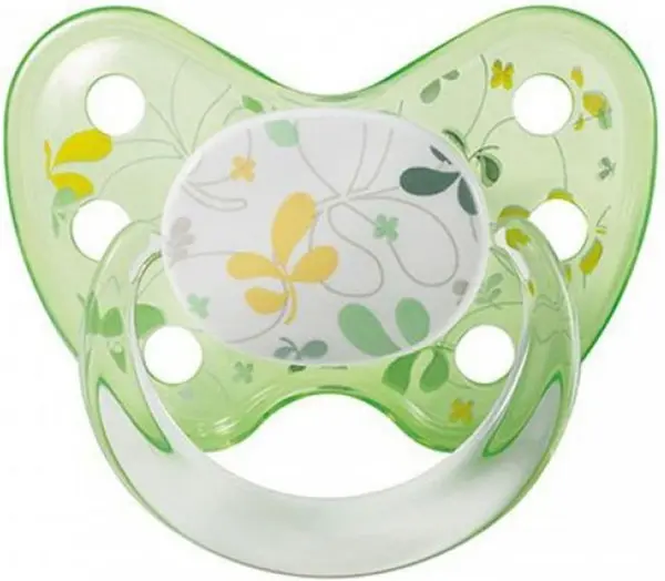 Baby Nova Soother Dentistar - Art Silicone - inel p-r 1, verde